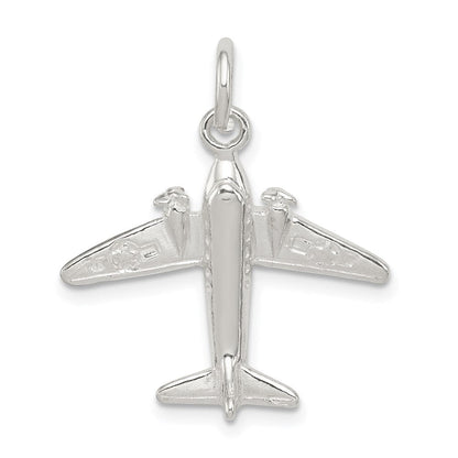 Sterlingsilber Jet Charm