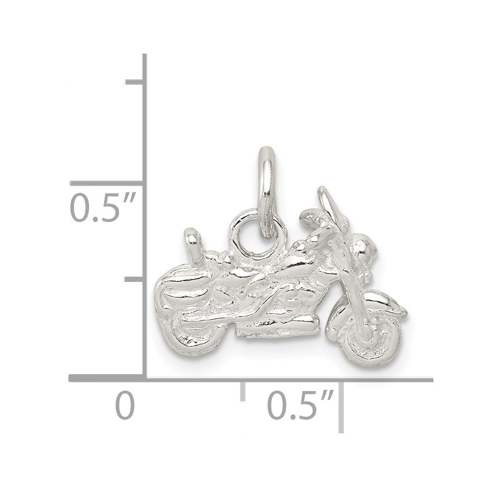 Sterlingsilber Motorcycle Charm
