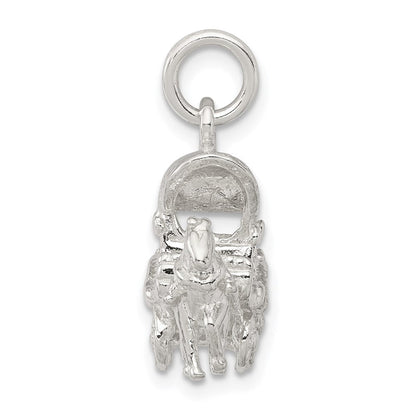Sterlingsilber Pferd & Carriage Charm