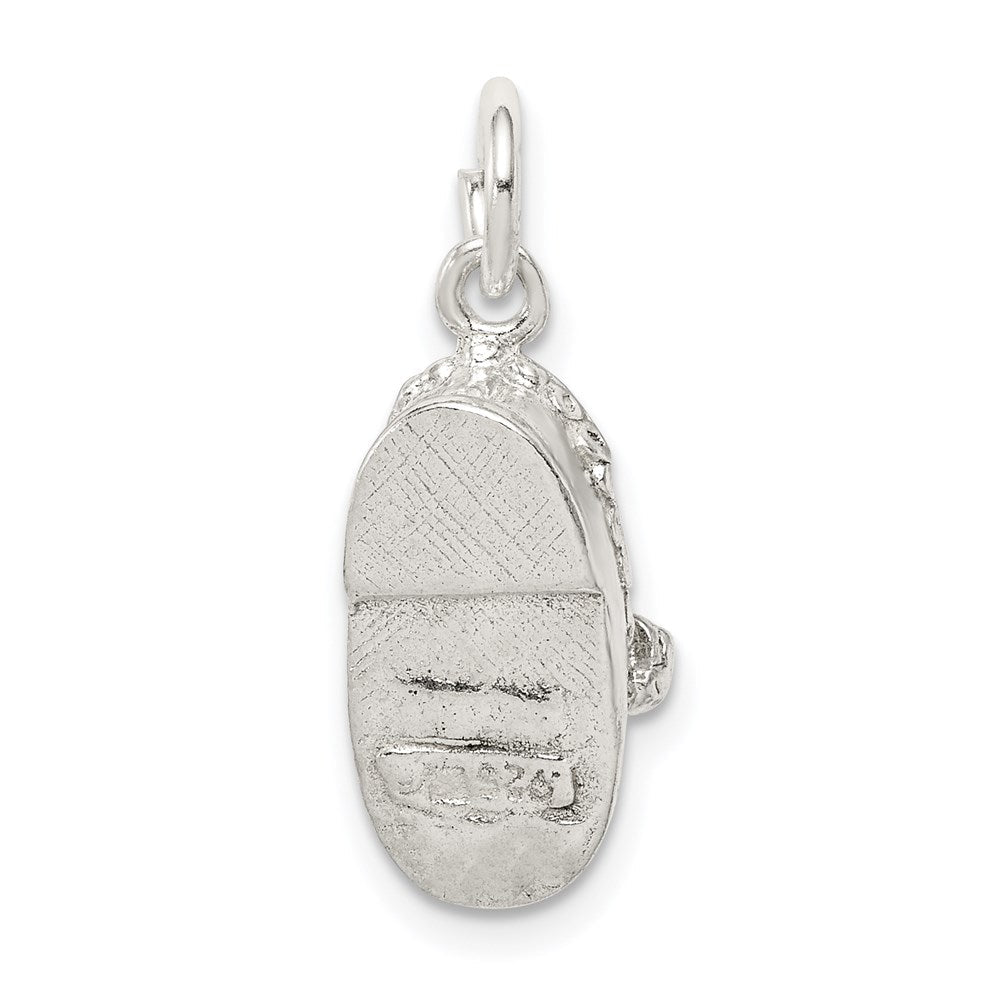Sterlingsilber Baby Schuh Charm