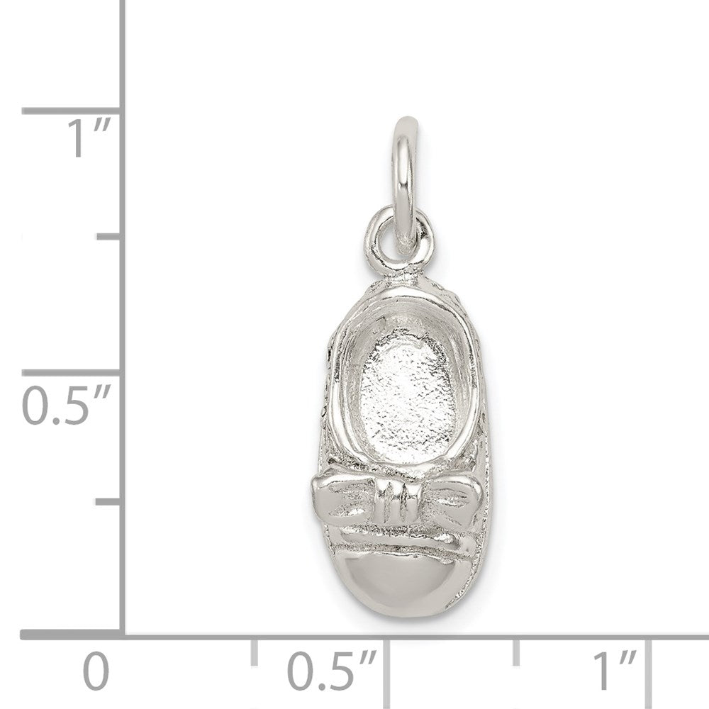 Sterlingsilber Baby Schuh Charm