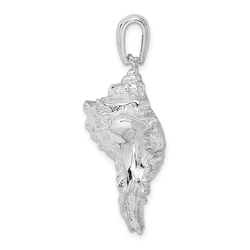 Sterlingsilber De-ani Rhodiniert Poliert Conch Muschel Anhänger