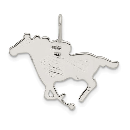 Sterlingsilber Race Pferd Charm