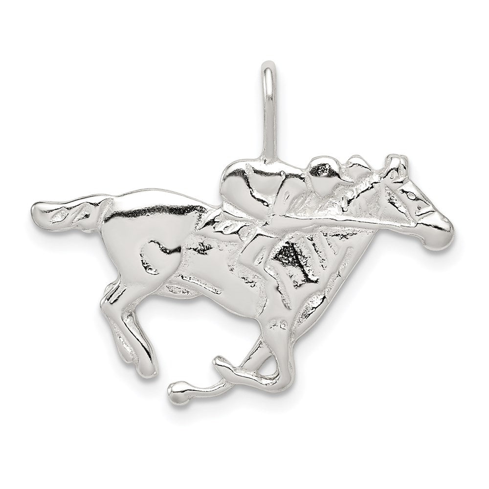 Sterlingsilber Race Pferd Charm