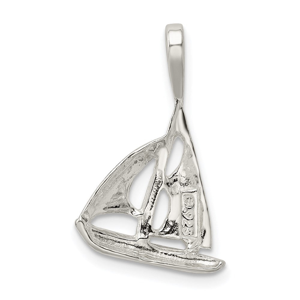 Sterlingsilber Segelboot Charm