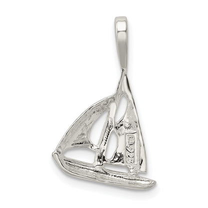 Sterlingsilber Segelboot Charm