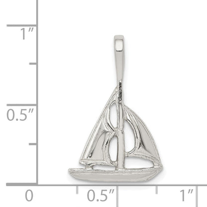 Sterlingsilber Segelboot Charm