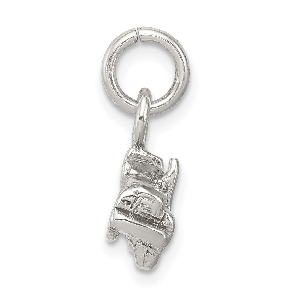 Sterlingsilber Halb mit Trailer Charm