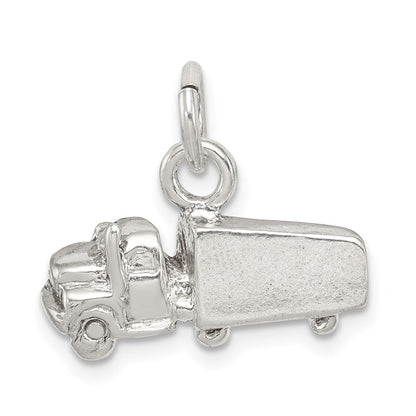 Sterlingsilber Halb mit Trailer Charm