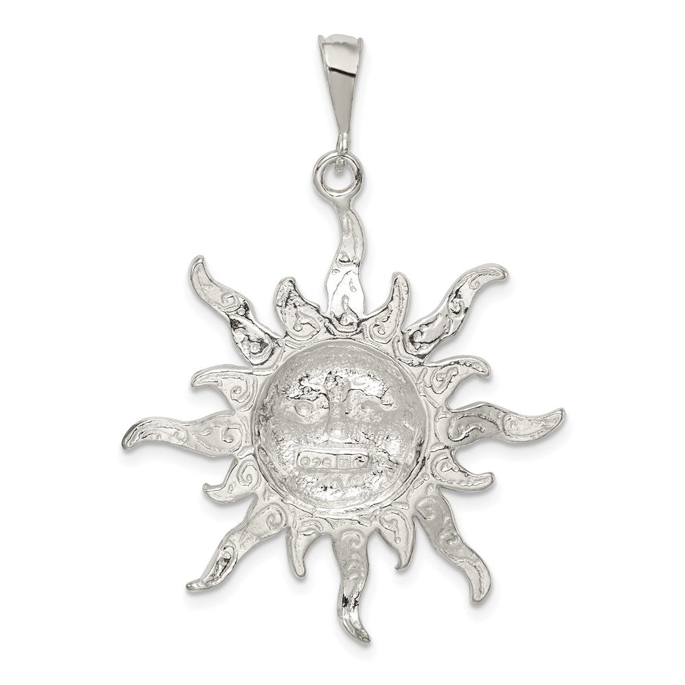 Sterlingsilber Sonne Anhänger