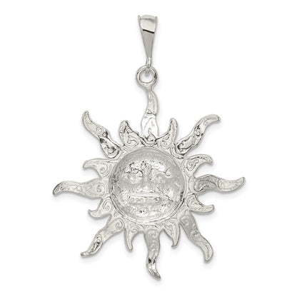 Sterlingsilber Sonne Anhänger