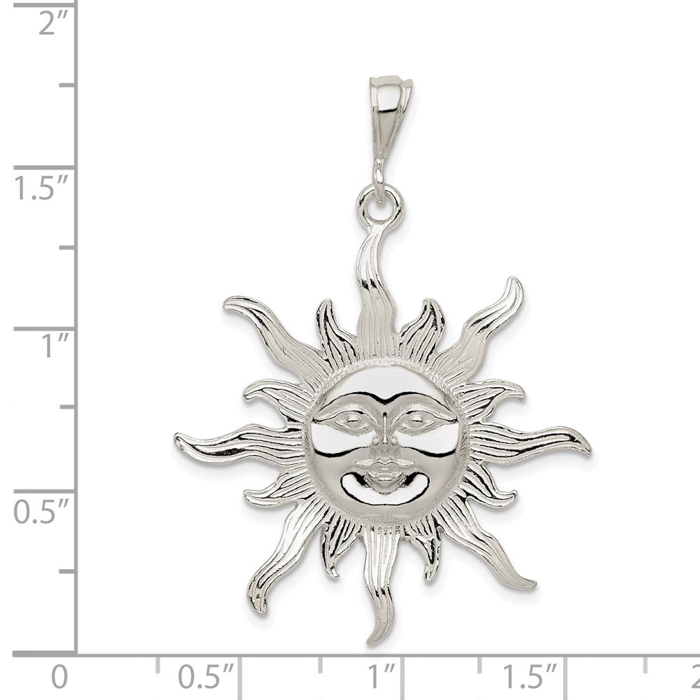 Sterlingsilber Sonne Anhänger
