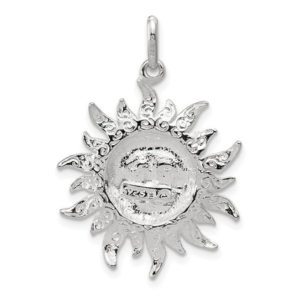 Sterlingsilber Sonne Anhänger