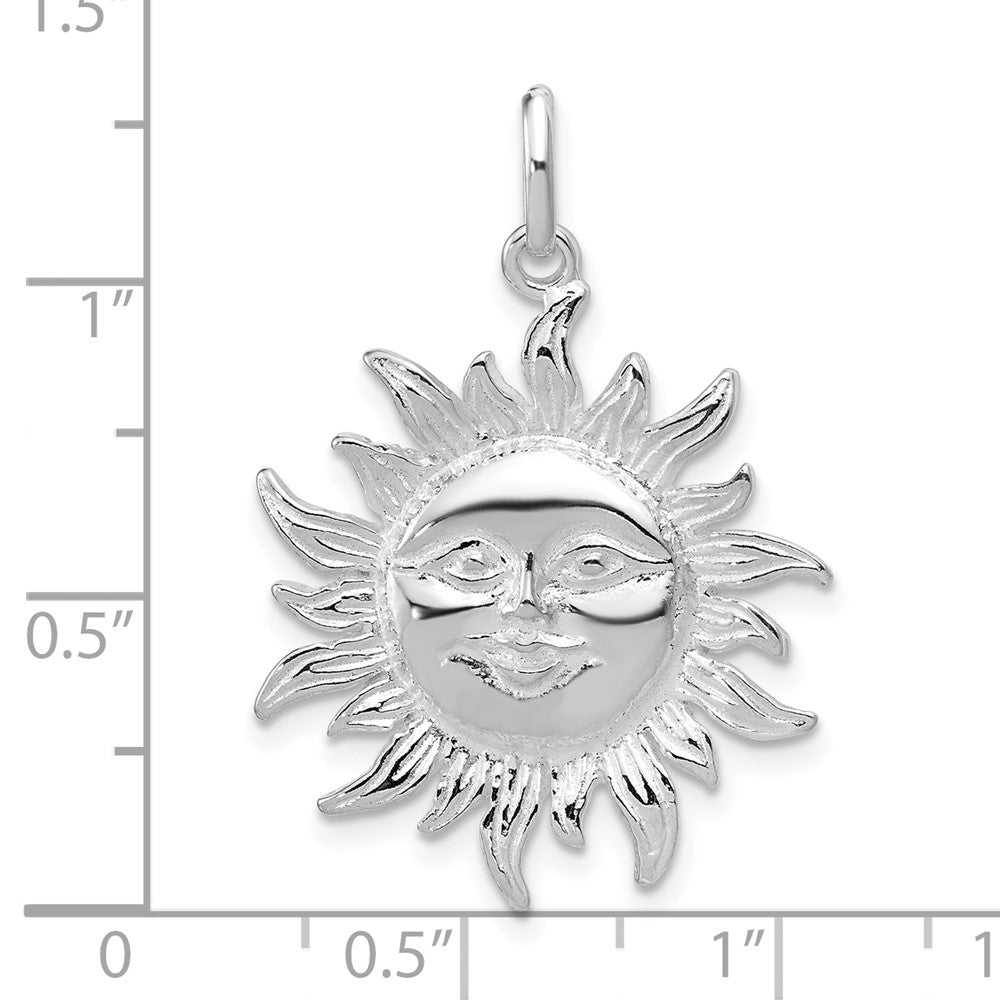 Sterlingsilber Sonne Anhänger