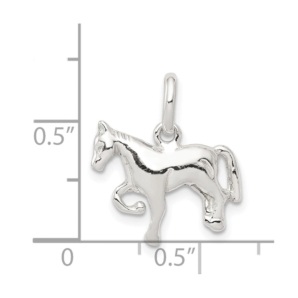 Sterlingsilber Pferd Charm