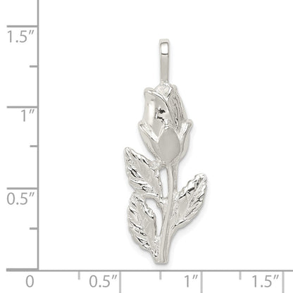 Sterlingsilber Rose Bud Anhänger