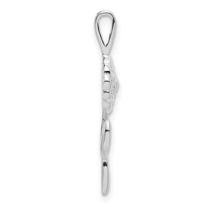 Sterlingsilber Rose Anhänger