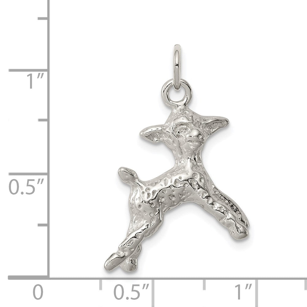 Sterlingsilber Lamm Charm