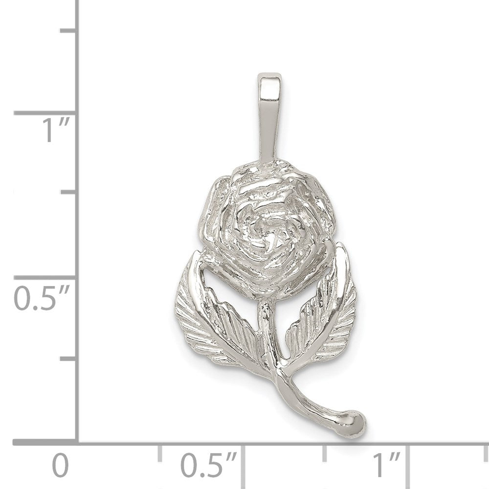Sterlingsilber Rose Anhänger