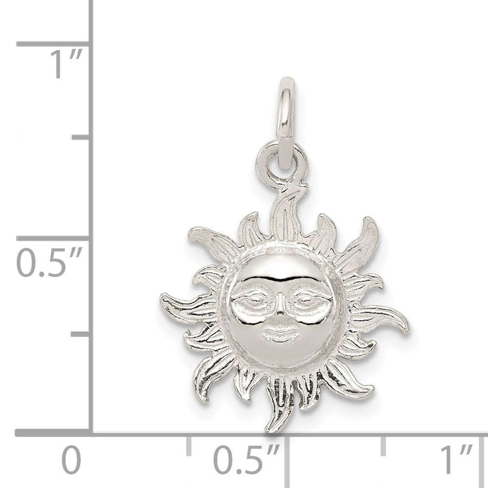 Sterlingsilber Sonne Charm