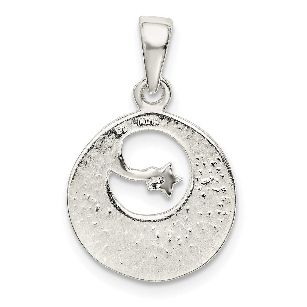 Sterlingsilber Glanz Vergoldet Liebe You To The Mond Anhänger