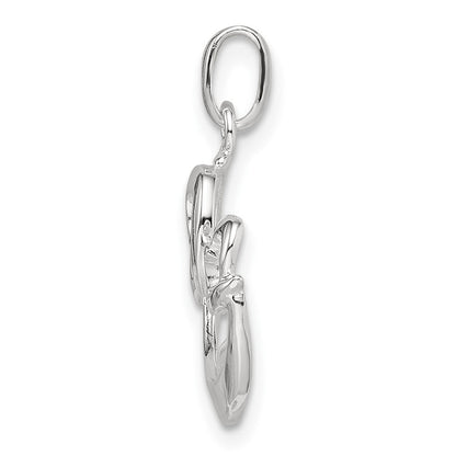 Sterlingsilber Herz Glaube in Yourself Anhänger