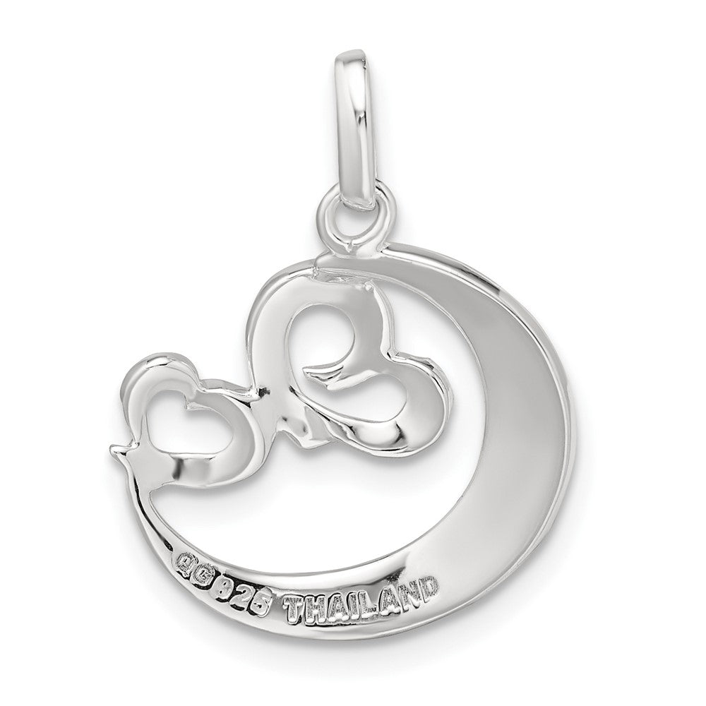 Sterlingsilber Herz Glaube in Yourself Anhänger