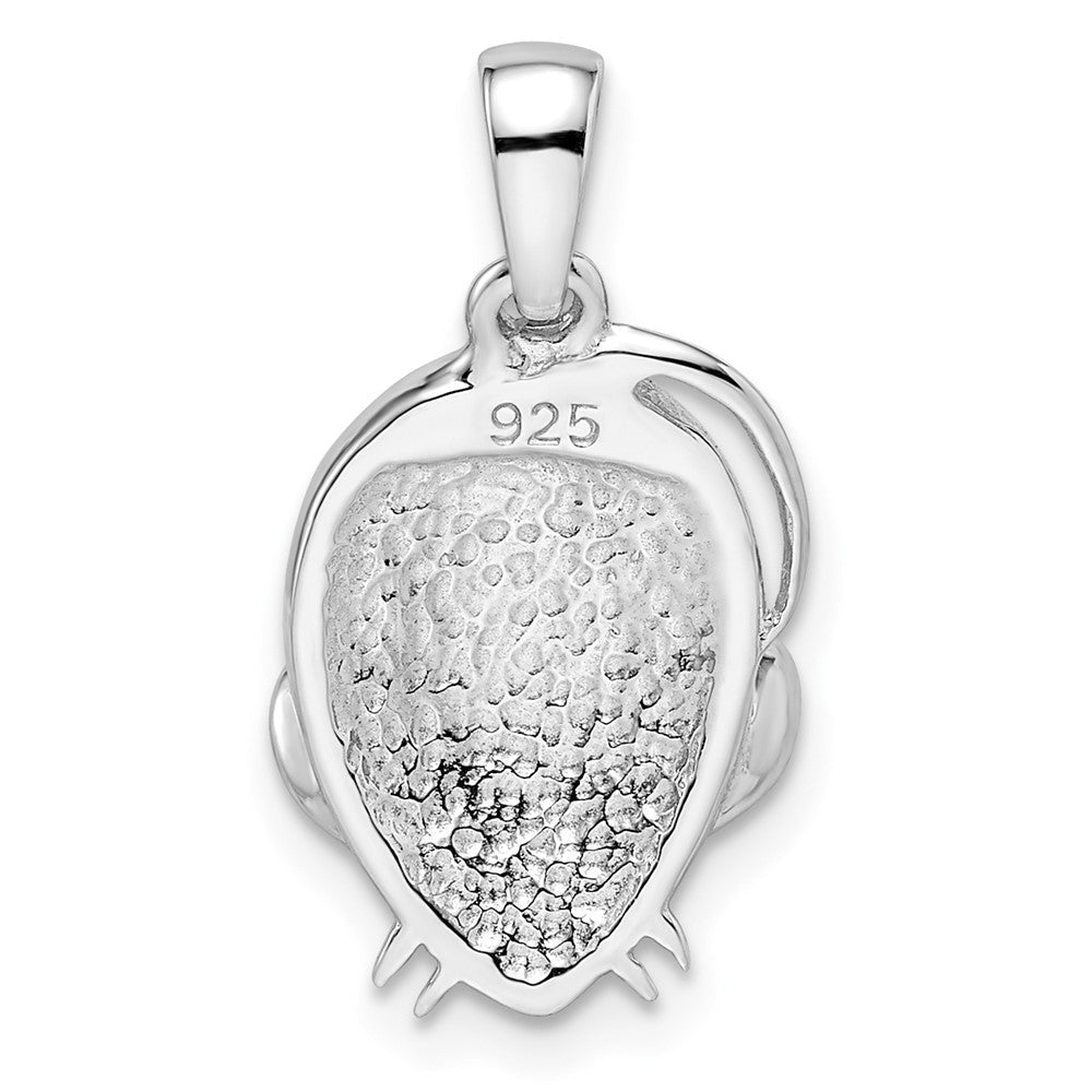 Sterlingsilber Rhodiniert Preciosa Kristall Maus Anhänger