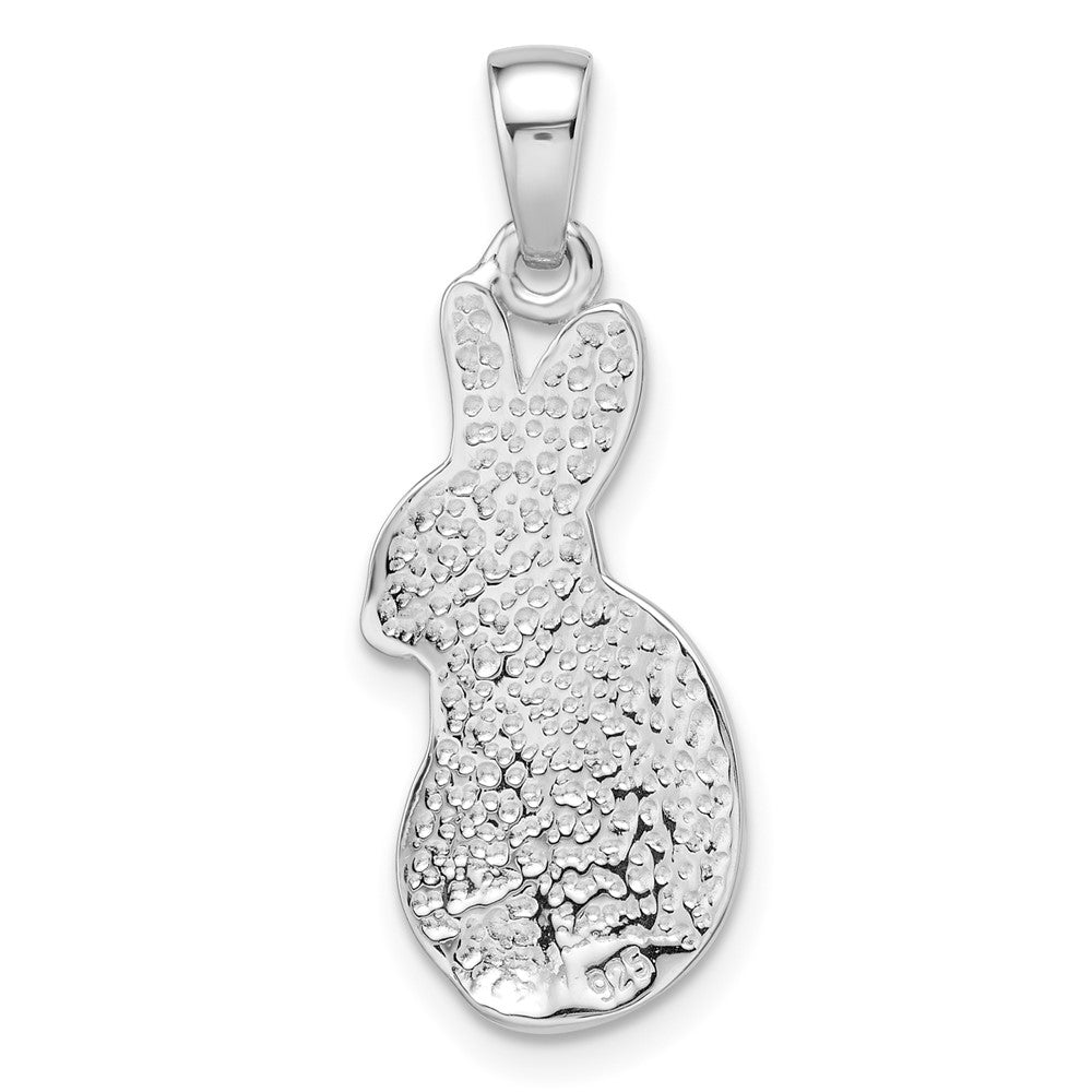 Sterlingsilber Rhodiniert Preciosa Kristall Hase Anhänger
