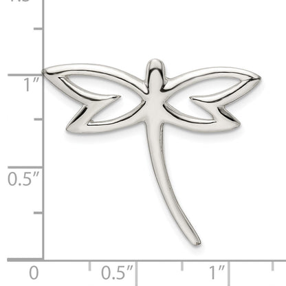 Sterlingsilber Poliert Libelle Kette Anhänger