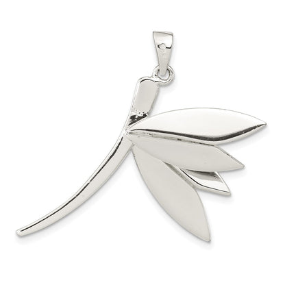 Sterlingsilber Poliert Zirkonia Libelle Anhänger