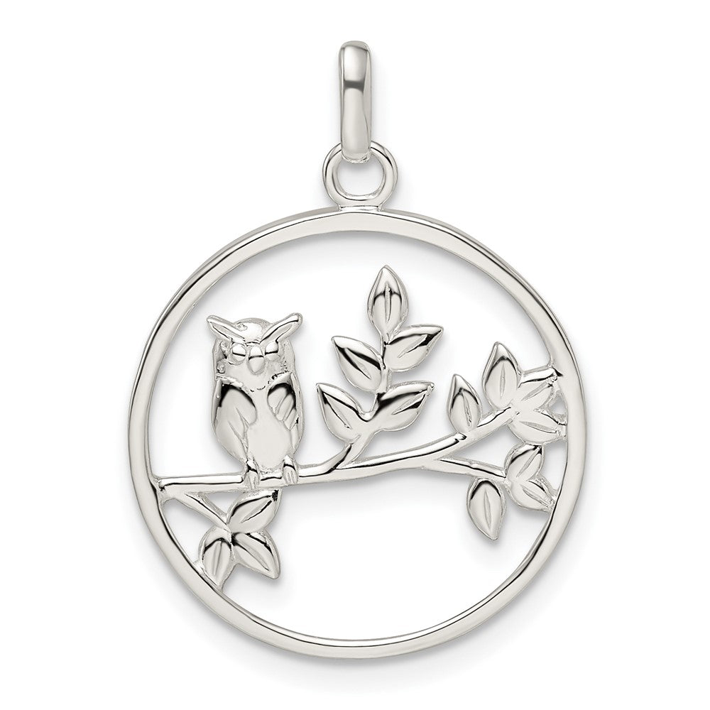 Sterlingsilber Eule Anhänger