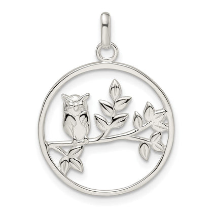 Sterlingsilber Eule Anhänger