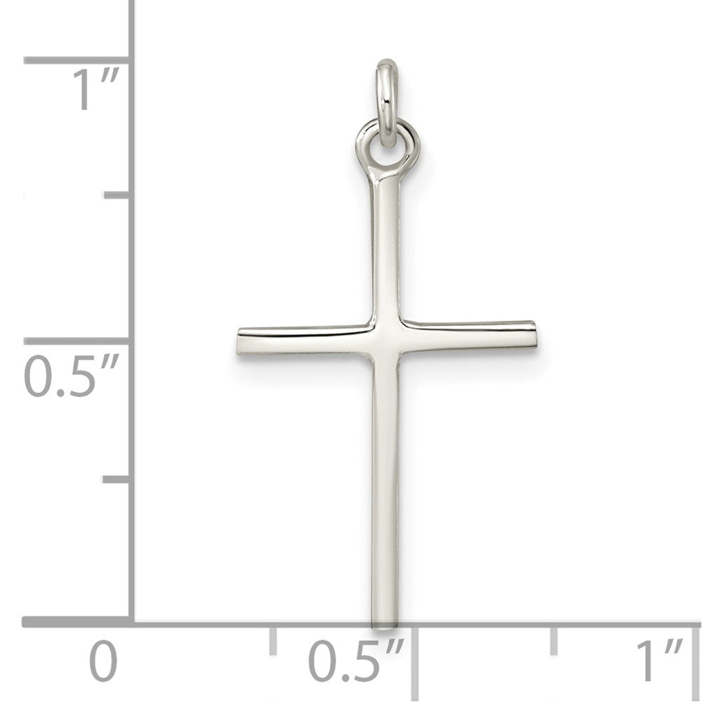Sterlingsilber Poliert Kreuz Anhänger