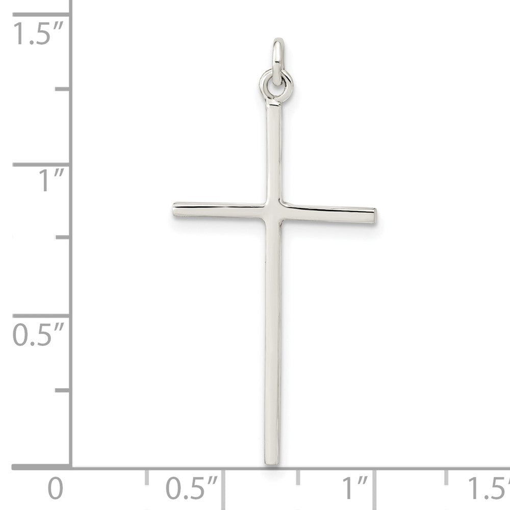 Sterlingsilber Poliert Kreuz Anhänger