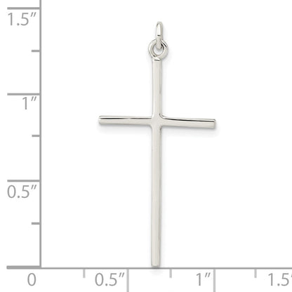 Sterlingsilber Poliert Kreuz Anhänger