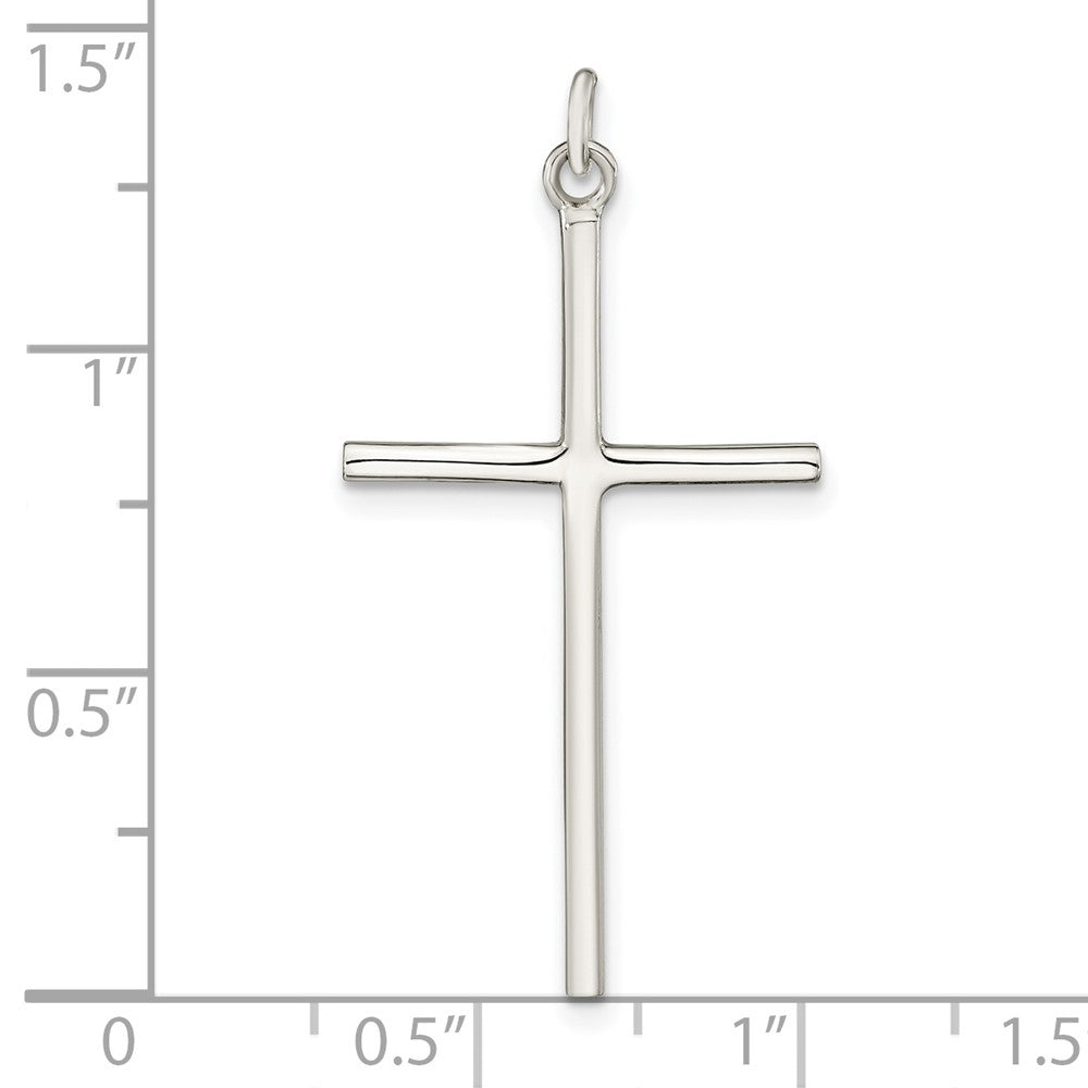 Sterlingsilber Poliert Kreuz Anhänger