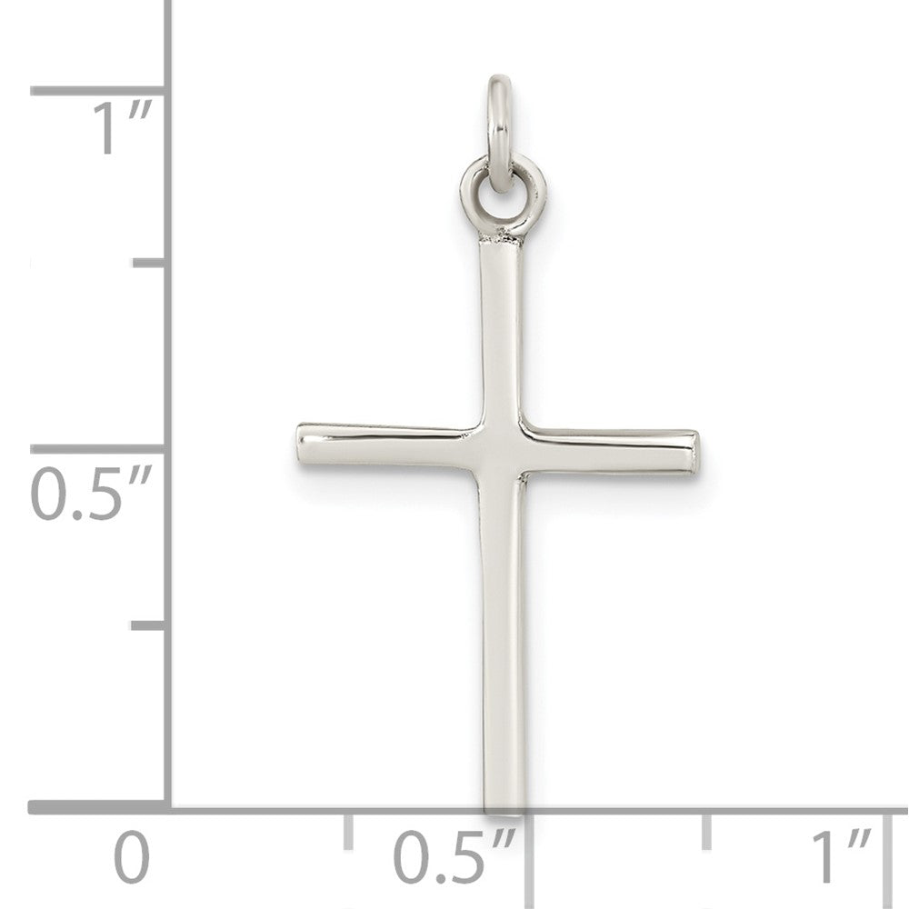 Sterlingsilber Poliert Kreuz Anhänger