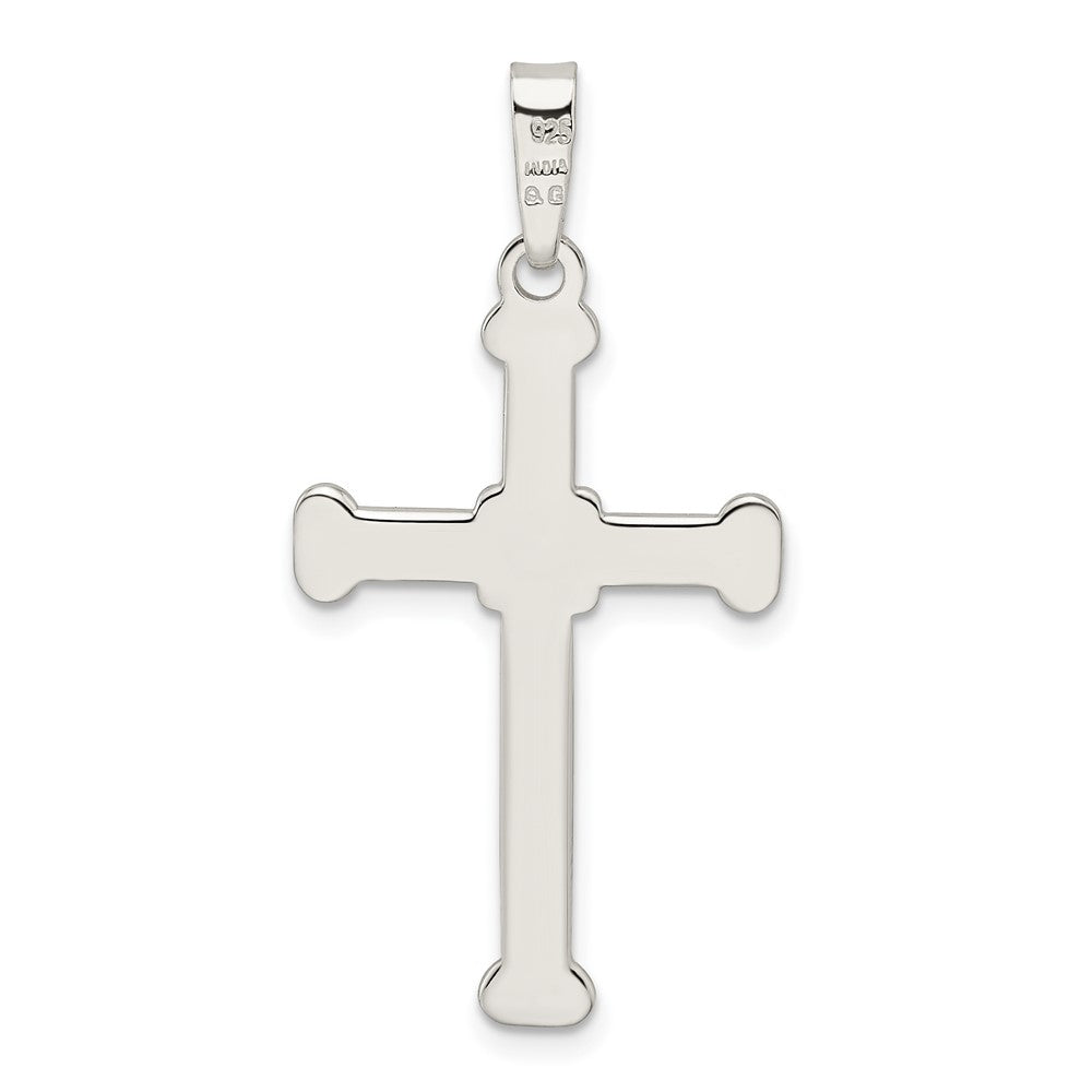 Sterlingsilber Poliert Kreuz Anhänger