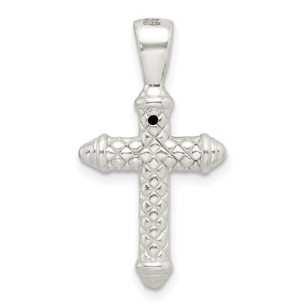 Sterlingsilber Poliert Kreuz Anhänger