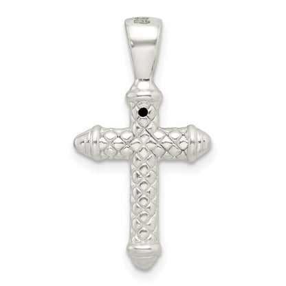 Sterlingsilber Poliert Kreuz Anhänger