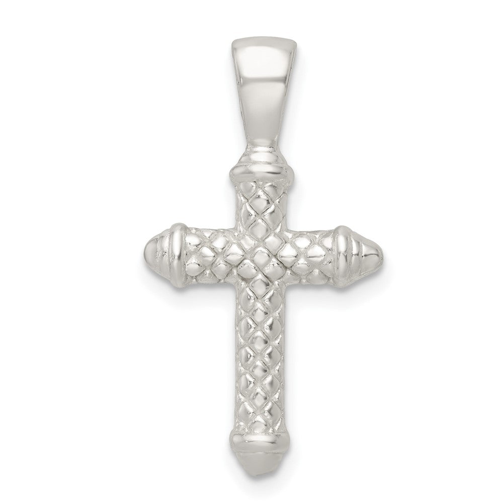 Sterlingsilber Poliert Kreuz Anhänger