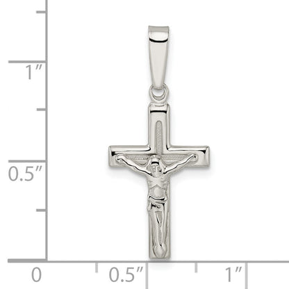 Sterlingsilber Poliert Kruzifix Anhänger