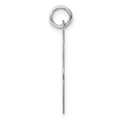 Groß Sterlingsilber Rhodiniert Schreibschrift Buchstabe G Initiale Charm