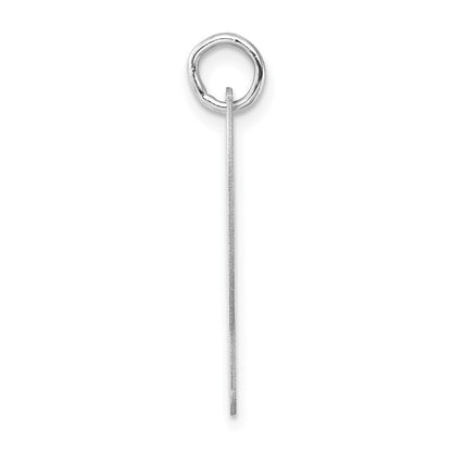 Groß Sterlingsilber Rhodiniert Schreibschrift Buchstabe P Initiale Charm
