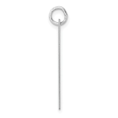 Groß Sterlingsilber Rhodiniert Schreibschrift Buchstabe Y Initiale Charm