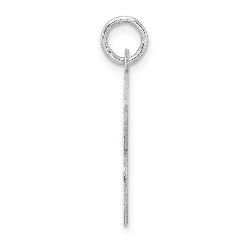 Groß Sterlingsilber Rhodiniert Fantasie Schreibschrift Buchstabe B Initiale Charm