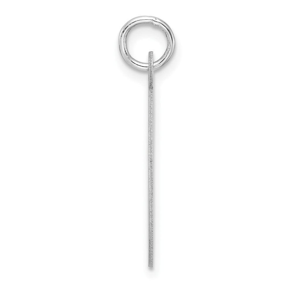 Groß Sterlingsilber Rhodiniert Fantasie Schreibschrift Buchstabe C Initiale Charm