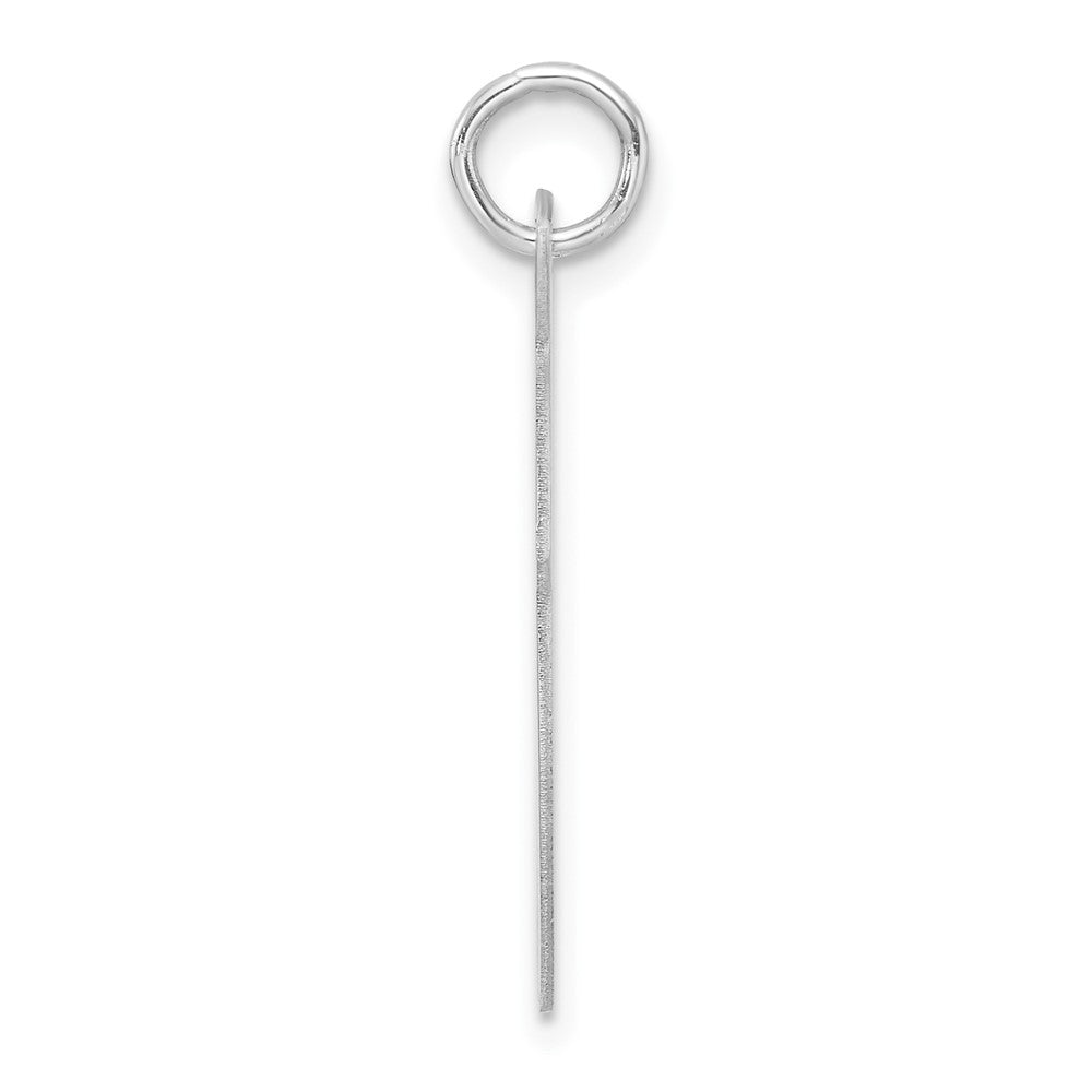 Groß Sterlingsilber Rhodiniert Fantasie Schreibschrift Buchstabe F Initiale Charm