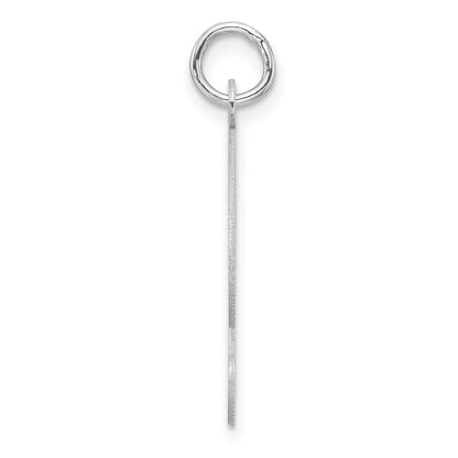 Groß Sterlingsilber Rhodiniert Fantasie Schreibschrift Buchstabe T Initiale Charm